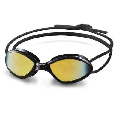 Gafas de natación HEAD TIGER RACE MID MIRRORED Amarillo/Negro 0